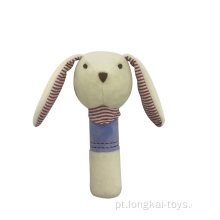 Plush Rabbit Squeaker Cremosa